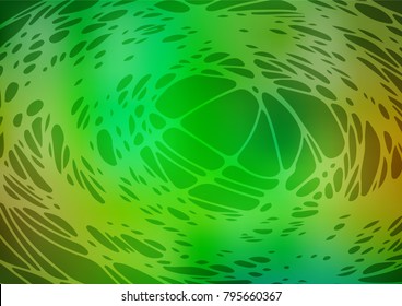Vector natural abstract design. Decorative shining childish illustration with doodles on abstract template. Brand-new design for your business.