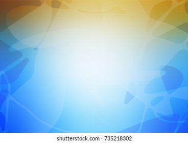 Vector natural abstract design. Doodle illustration made by child in Origami style with gradient. The completely new template can be used for your brand book.
