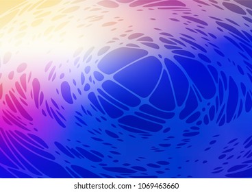 Vector natural abstract design. Doodles created by child on blurred abstract background with gradient. Brand-new design for your business.