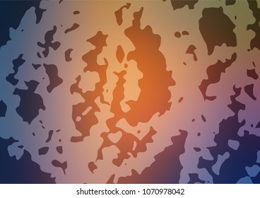 Vector natural abstract design. Shining colored illustration with childish doodles in Arabic style. A new texture for your design.