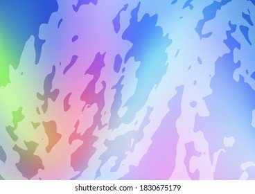 Diseño abstracto natural vectorial. Doodles esquemáticos dibujados por un niño con un fondo borroso. La plantilla se puede utilizar como fondo para teléfonos móviles.