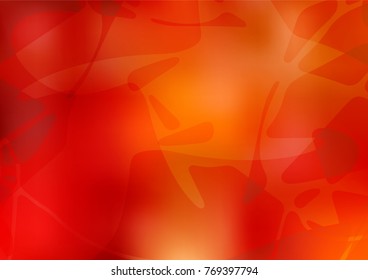 Vector natural abstract design. Sketchy doodles drawn by child on blurred background. The completely new template can be used for your brand book.