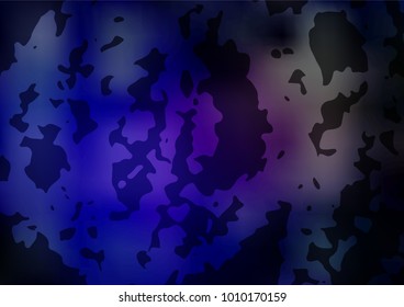 Vector natural abstract pattern. Childish elegant natural pattern with gradient. The pattern can be used for wallpapers and coloring books.