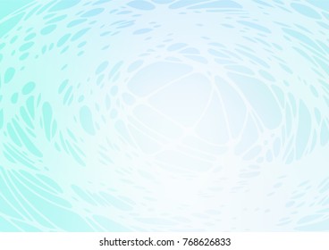 Vector natural abstract pattern. Childish elegant natural pattern with gradient. Hand painted design for web, wrapping, wallpaper.