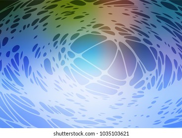 Vector natural abstract pattern. Colorful abstract illustration with lines drawn by child in Asian style. The elegant pattern can be used as a part of a brand book.