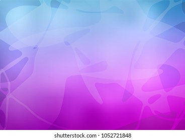 Vector natural abstract pattern. Colorful abstract illustration with lines drawn by child in Asian style. The template can be used as a background for cell phones.