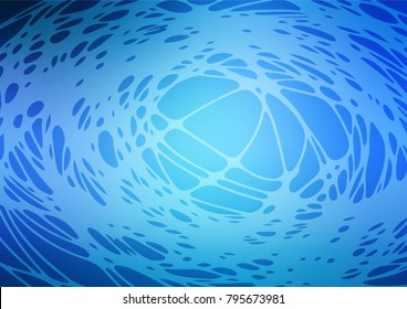 Vector natural abstract pattern. Colorful abstract illustration with lines drawn by child in Asian style. The doodle design can be used for your web site.