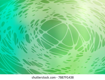 Vector natural abstract pattern. Doodle illustration made by child in Origami style with gradient. Brand-new design for your business.
