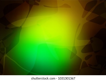 Vector natural abstract template. Blurred decorative design in Indian style with lines drown by child. A completely new design for your business.