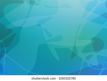 Vector natural abstract template. Blurred decorative design in Indian style with lines drown by child. The elegant pattern can be used as a part of a brand book.
