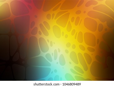 Vector natural abstract template. Brand-new colored illustration in blurry style with doodles drawn by child. A completely new template for your business design.