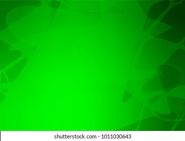 Vector natural abstract template. Childish elegant natural pattern with gradient. A completely new template for your business design.