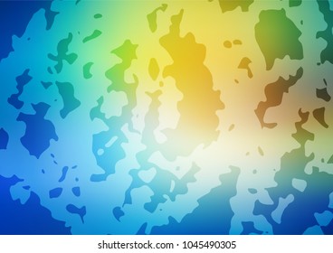 Vector natural abstract template. Childish elegant natural pattern with gradient. Brand-new style for your business design.