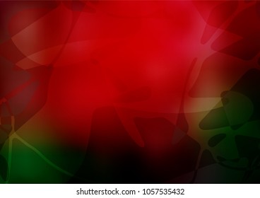 Vector natural abstract template. Childish elegant natural pattern with gradient. The doodle design can be used for your web site.