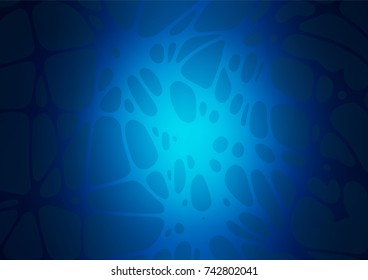 Vector natural abstract template. Colorful illustration in abstract style with doodles created by child. The pattern can be used for heads of websites and designs.