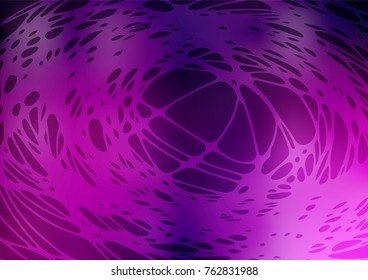 Vector natural abstract template. Colorful abstract illustration with lines drawn by child in Asian style. A completely new template for your business design.