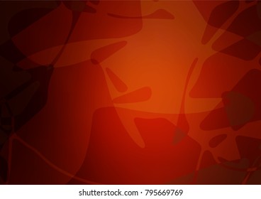 Vector natural abstract template. Colorful abstract illustration with lines drawn by child in Asian style. A completely new template for your business design.
