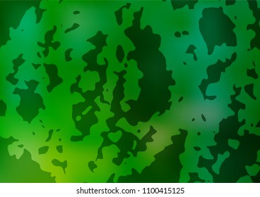 Vector natural abstract template. Creative illustration in blurred style with doodles made by child. The template can be used as a background for cell phones.