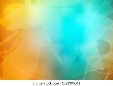 Vector natural abstract template. Decorative shining childish illustration with doodles on abstract template. The pattern can be used for coloring books and pages for kids.