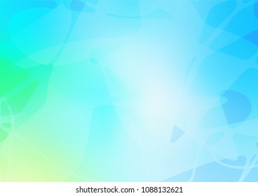 Vector natural abstract template. Decorative shining childish illustration with doodles on abstract template. The pattern can be used for coloring books and pages for kids.