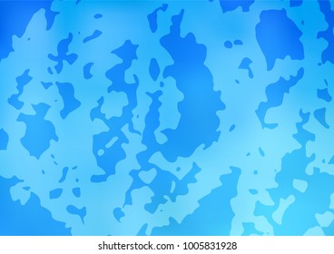 Vector natural abstract template. Doodles created by child on blurred abstract background with gradient. Brand-new design for your business.