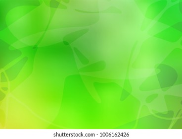 Vector natural abstract template. Doodles created by child on blurred abstract background with gradient. Brand-new style for your business design.