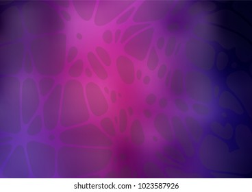 Vector natural abstract template. Shining colored illustration with childish doodles in Arabic style. The best blurred design for your business.