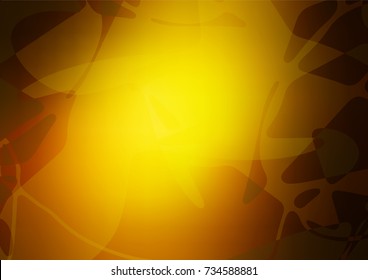 Vector natural abstract template. Shining colored illustration with childish doodles in Arabic style. Brand-new design for your business.