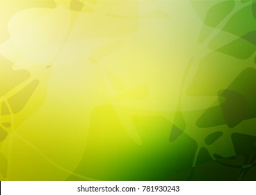 Vector natural abstract template. Shining colored illustration with childish doodles in Arabic style. Brand-new style for your business design.