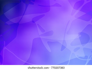 Vector natural abstract template. Sketchy doodles drawn by child on blurred background. The completely new template can be used for your brand book.