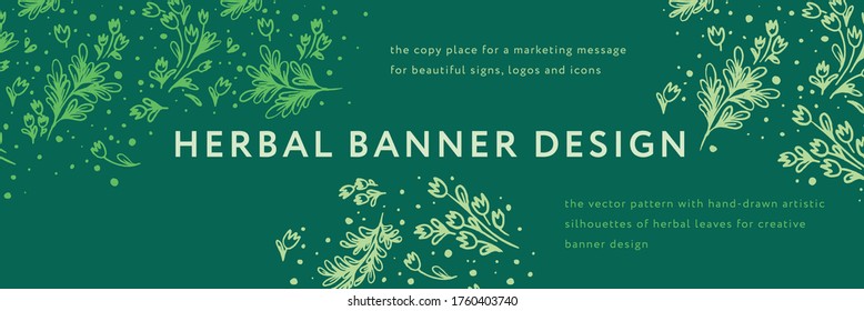 Plantilla de banner natural vectorial con patrón de flores. Decoración de tulipanes con Ilustraciones florales para tienda florista, diseño de etiquetas cosméticas, plantilla de banner de belleza. Fondo del tulipán. Ornamento orgánico.