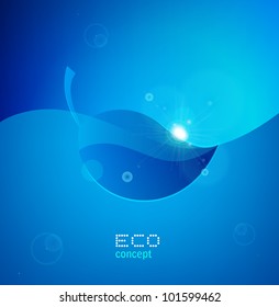 Vector Natural Design. Water