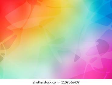 Vector natural elegant artwork. Blurred decorative design in Indian style with lines drown by child. The template can be used as a background for cell phones.