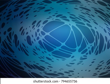 Vector natural elegant artwork. Blurred decorative design in Indian style with lines drown by child. A new texture for your design.