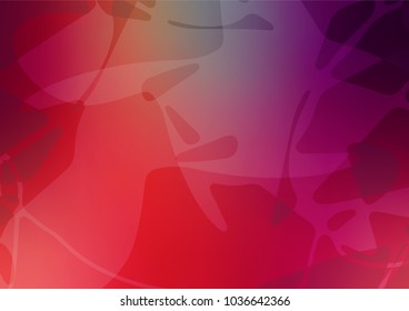 Vector natural elegant artwork. Childish elegant natural pattern with gradient. The completely new template can be used for your brand book.