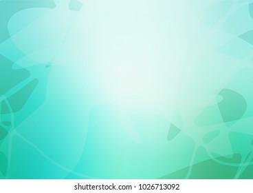 Vector natural elegant artwork. Colorful illustration in abstract style with doodles created by child. The completely new template can be used for your brand book.