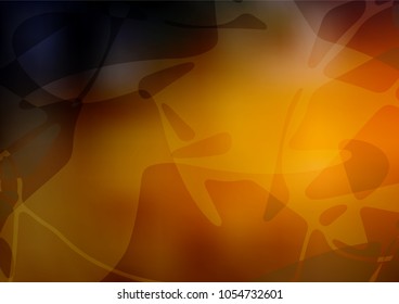 Vector natural elegant artwork. Doodle illustration made by child in Origami style with gradient. A completely new template for your business design.