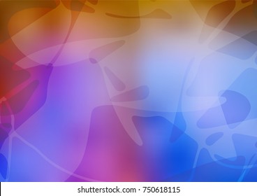 Vector natural elegant artwork. Doodles created by child on blurred abstract background with gradient. The pattern can be used for heads of websites and designs.