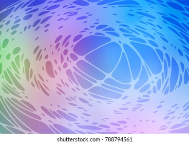 Vector natural elegant artwork. Doodles created by child on blurred abstract background with gradient. A new texture for your design.