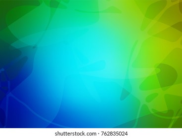 Vector natural elegant background. Doodles created by child on blurred abstract background with gradient. The completely new template can be used for your brand book.