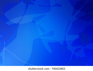 Vector natural elegant pattern. Doodles created by child on blurred abstract background with gradient. The doodle design can be used for your web site.