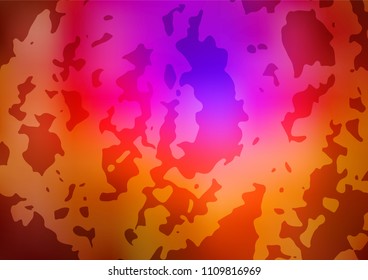 Vector natural elegant template. Childish elegant natural pattern with gradient. The template can be used as a background for cell phones.