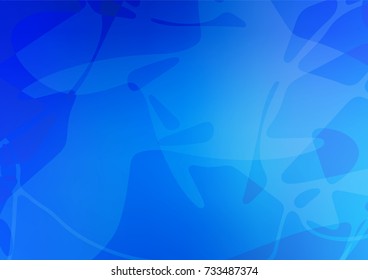 Vector natural elegant template. Doodle illustration made by child in Origami style with gradient. A completely new design for your business.
