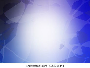 Vector natural elegant template. Doodles created by child on blurred abstract background with gradient. Brand-new design for your business.