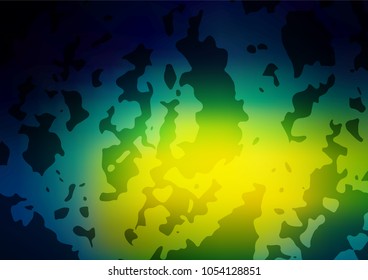 Vector natural elegant template. Doodles created by child on blurred abstract background with gradient. The completely new template can be used for your brand book.