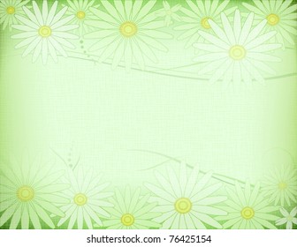 Vector of natural grunge floral design