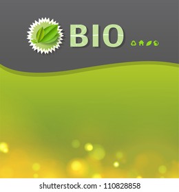 Vector natural illustration. Background design.