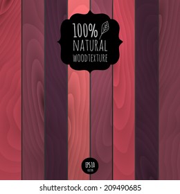 Vector natural multicolor wood texture grunge background. Retro tree color fence. Realistic wallpaper eco pattern. Wooden realistic colorful planks backdrop.