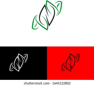 Logo de la Compañía de diseño de letras Vector Natural y N