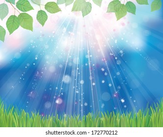 Vector nature background.